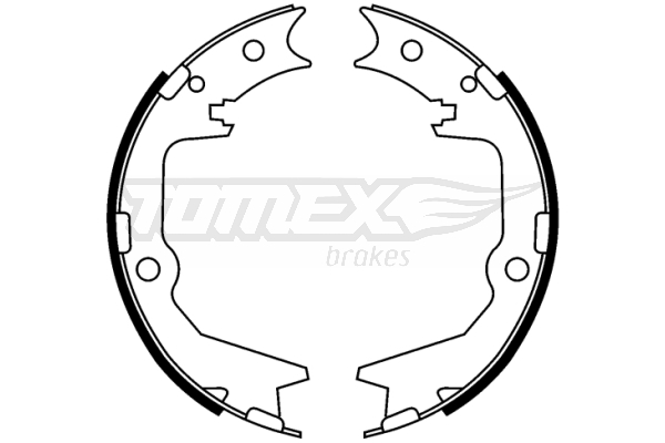Sada brzdových čeľustí TOMEX Brakes